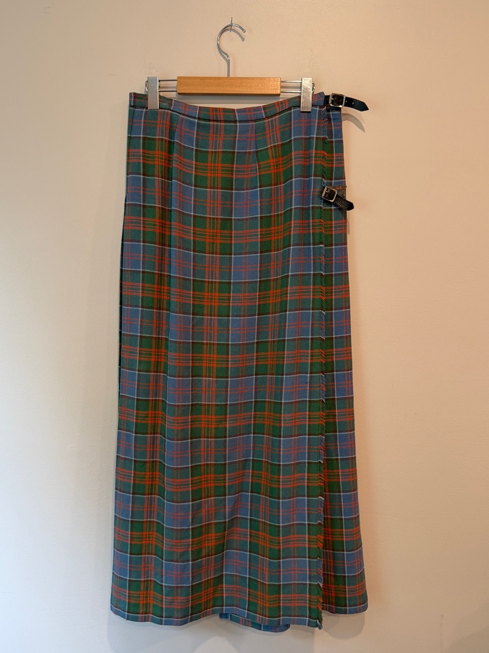 Balmoral Vintage Wool Maxi Kilt Skirt MacDonald of Clanranald Ancient